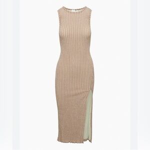 Aritzia Wilfred beige dress